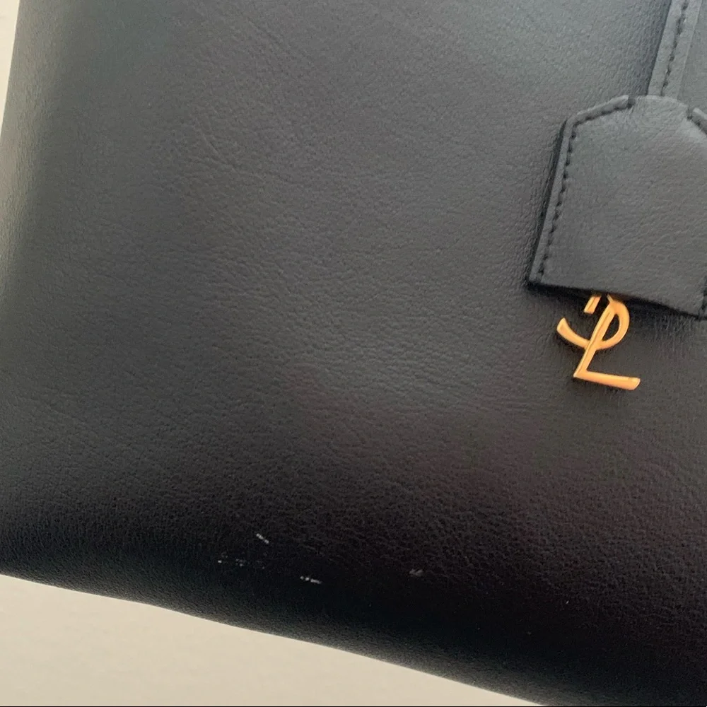 Saint Laurent Calfskin Black Tote - Picture 15 of 16